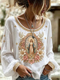 Women's Assumption of Mary Print T-shirt