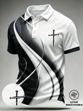 Faith Cross Breathable Hole Fabric Business Polo Shirt