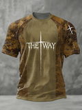 Men's Faith Casual Printed T-shirt