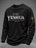 Men'S Yeshua Christian Long Sleeved T-Shirt