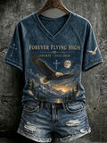 Women's Forever In Our Heart Print Casual T-Shirt