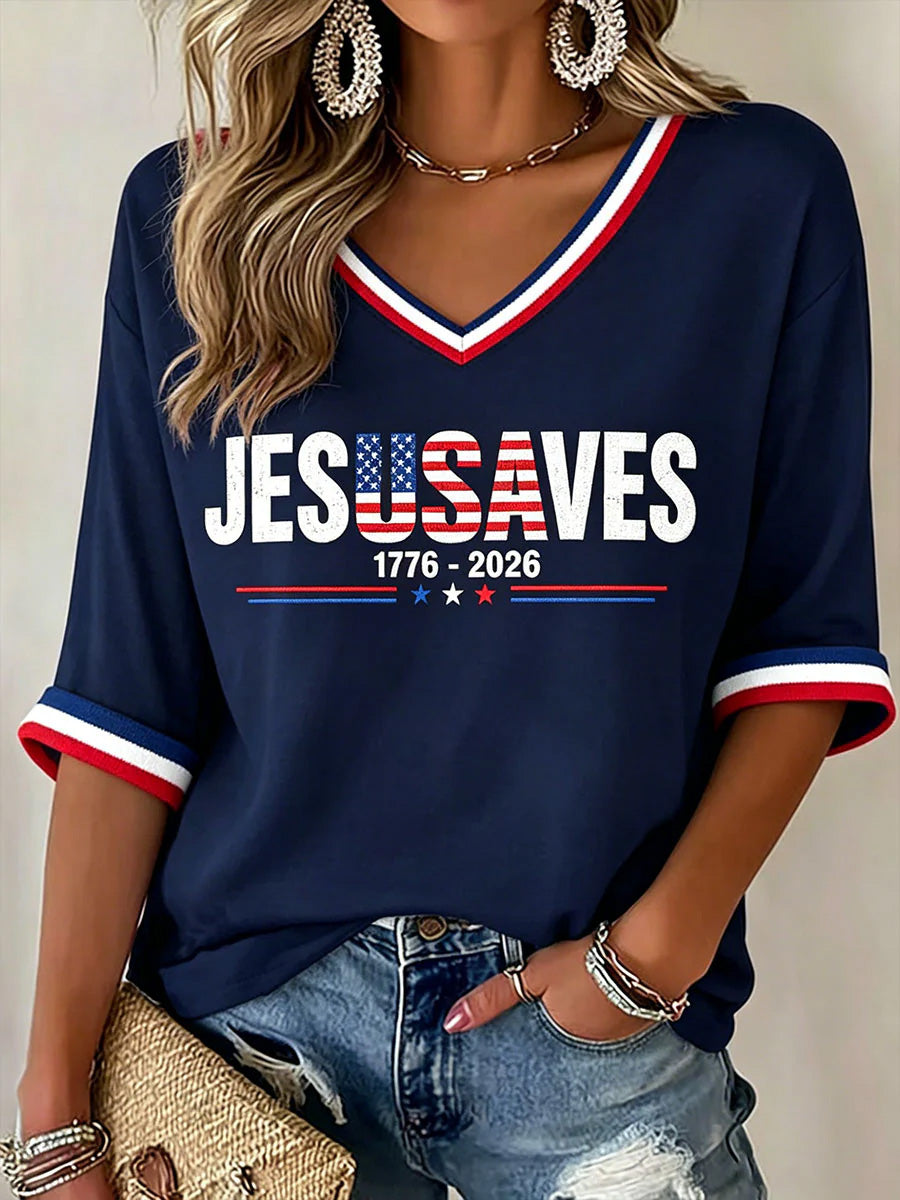 Women's Faith Graphic Casual Top