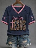 Women'S Faith Printed Casual T-Shirt