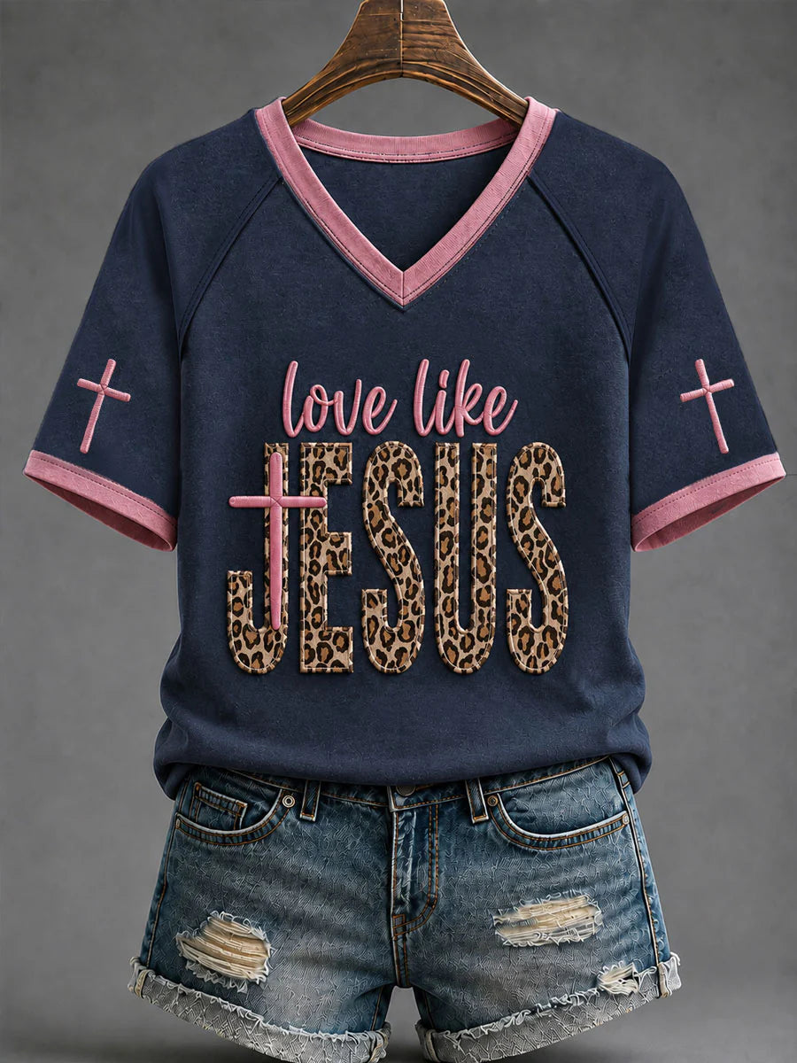 Women'S Faith Printed Casual T-Shirt