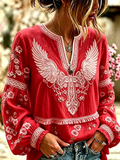 Women'S Faith Printed Casual Round Neck Top