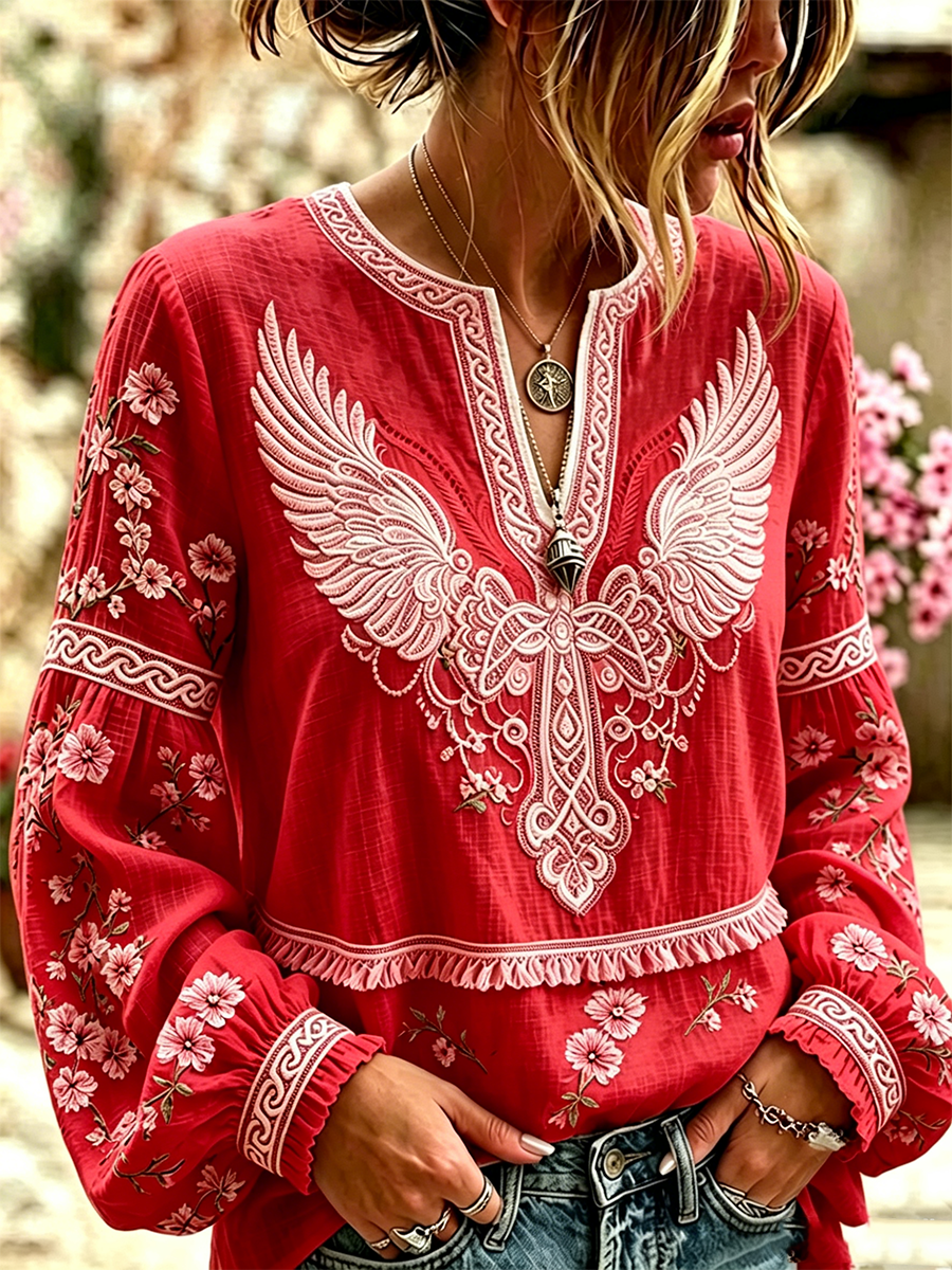 Women'S Faith Printed Casual Round Neck Top