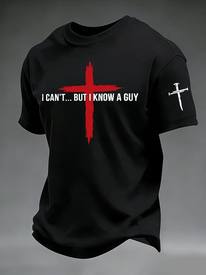 Men'S Casual Faith Printed T-Shirt