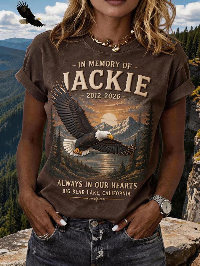 Women's Jackie Forever Our Queen Print T-Shirt