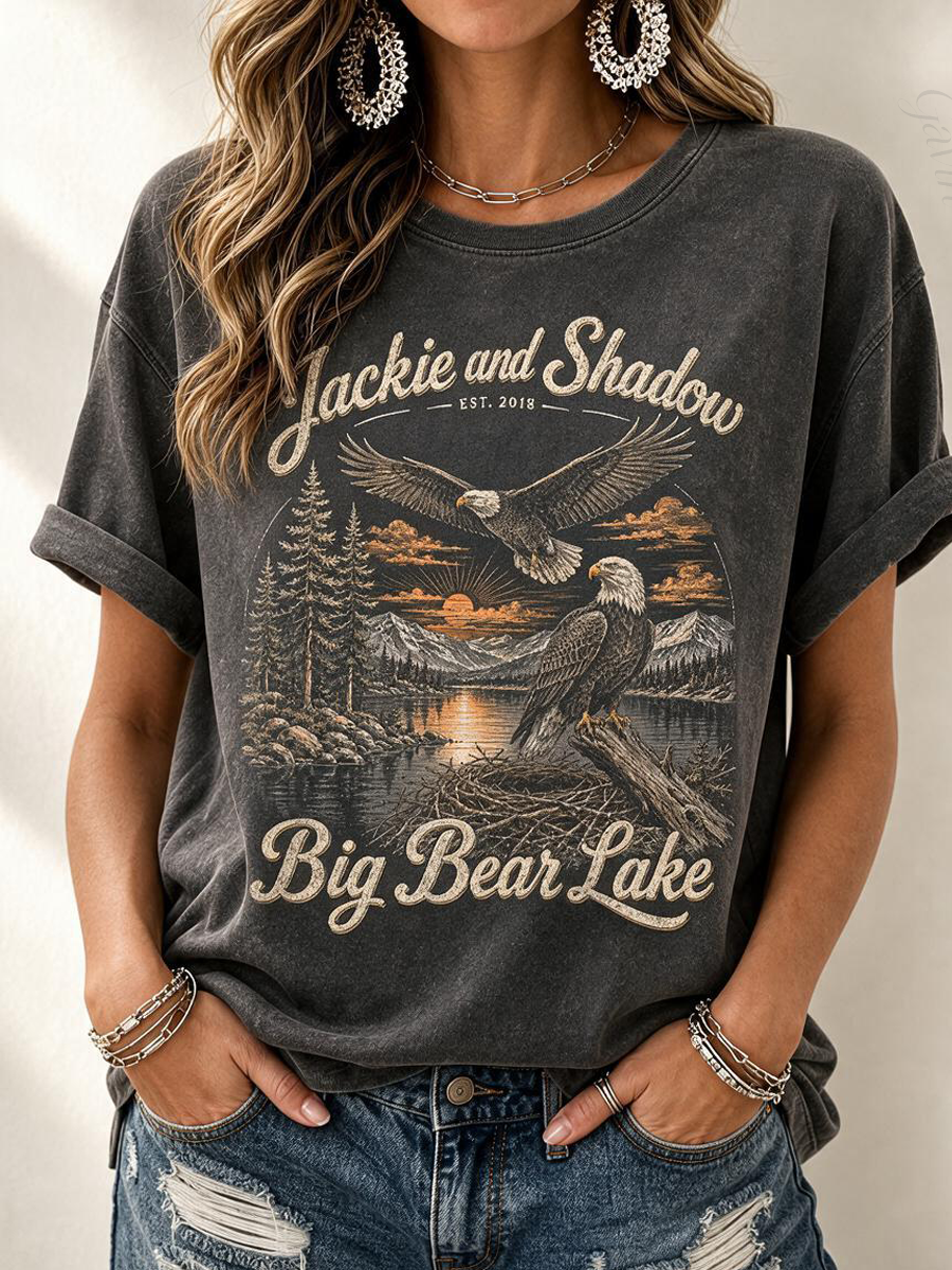 Women'S Jackie & Shadow Printed T-Shirt