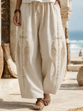 Women'S Cross Angel Wings Printed Pants