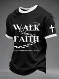 Men's Walk By Faith Print Tee
