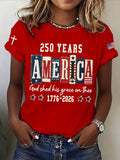Women'S America Faith Printed Casual T-Shirt
