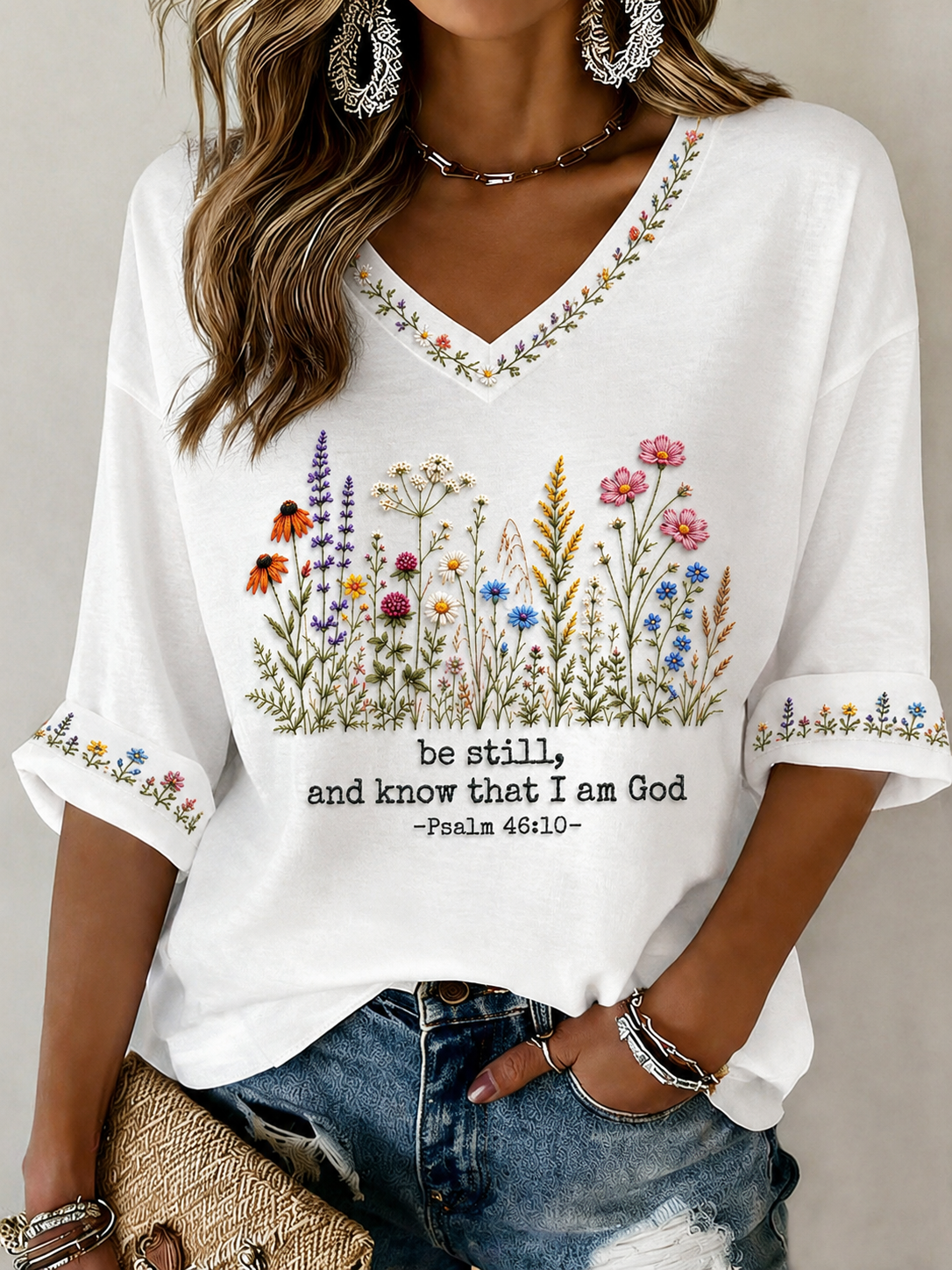 Women's Casual Print Short-Sleeve T-Shirt