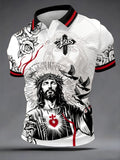 Men's Faith Cross Printed Short-Sleeve T-Shirt