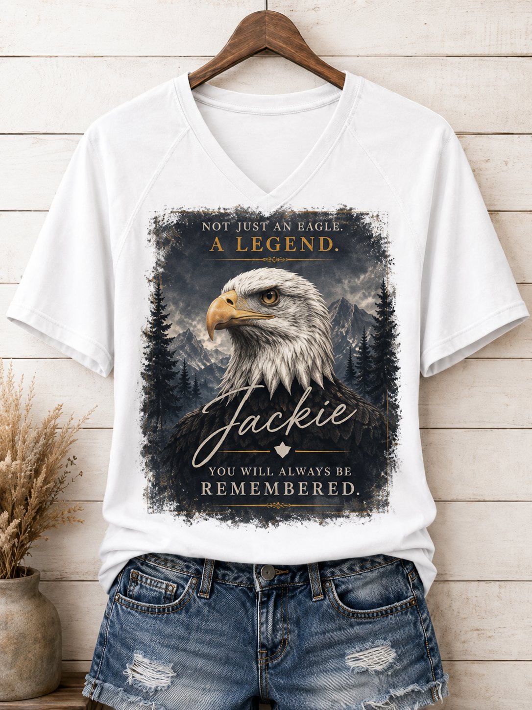 Women'S Casual Bald Eagle