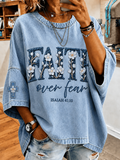 Women'S Retro Jesus Cross T-Shirt