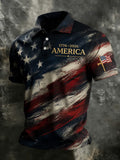 Men's 250th Anniversary Print Business Top