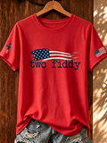 Women's Retro Two Fiddy Printed T-shirt
