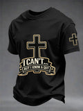 Men's Faith Print Casual Short-Sleeve T-Shirt