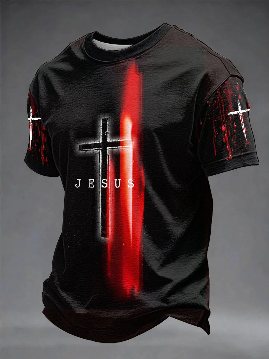 Men'S Faith Printed Top