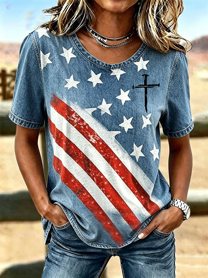 Women'S Printed Casual T-Shirt