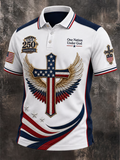 Men'S Retro Cross 250Th Anniversary Edition Short Sleeve Polo Shirt