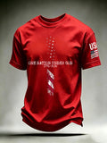 Men's One Nation Under God Print Short Sleeve T-Shirt