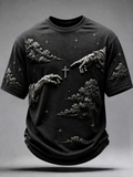 Men'S Faith Short Sleeved Round Neck T-Shirt