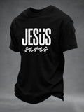 Men'S Jesus Redemption Pattern Printed T-Shirt