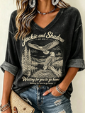Women's Jackie Forever Our Queen Print Top