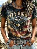 Women's Jackie Forever Our Queen Print T-Shirt