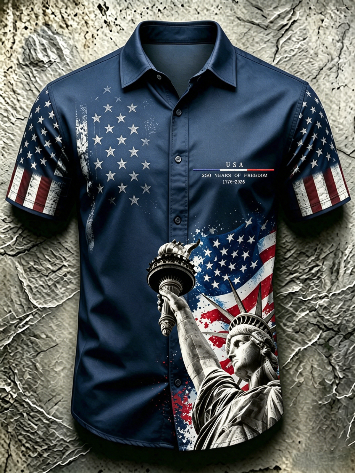 250Th Anniversary Commemorative Faith Printed Round Neck Top In The United States