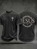 Men'S Christian Jesus The Way The Truth The Life Cross Short Sleeve T-Shirt