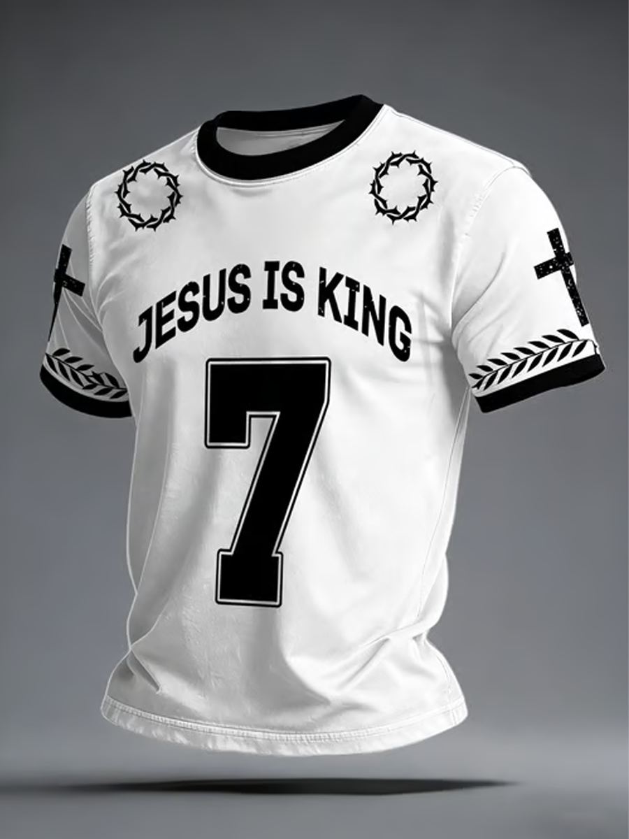 Men'S Jesus-Themed T-Shirt