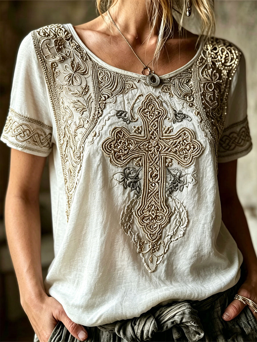 Women's Celtic Cross T-shirt
