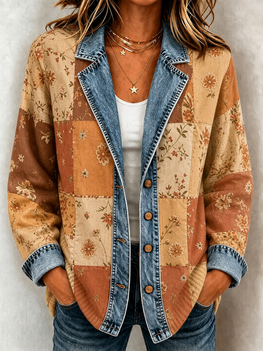 Women's Fall Printed Jacket