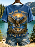 Women'S Jackie Memorial Forever In Our Hearts Print Casual T-Shirt