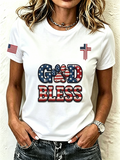 Women'S God Bless America T-Shirt