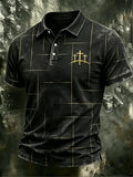 Faith Cross Commemorative Printed Polo Shirt