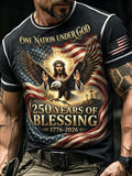250 Years Of Blessing 1776-2026 Print Men's T Shirt