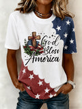 Women'S God Bless America T-Shirt