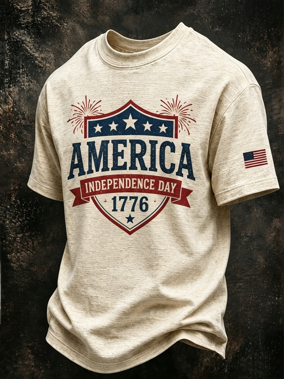 Men'S Independence Day Printed Printed Casual T-Shirt