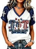 Women'S Two Fiddy Faith Print T-Shirt