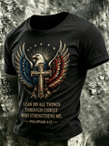Men's Faith Printed Casual T-shirt