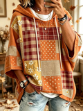 Women'S Autumn Pattern Print Casual Hoodie