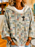 Women'S Faith Print Printed Hoodie