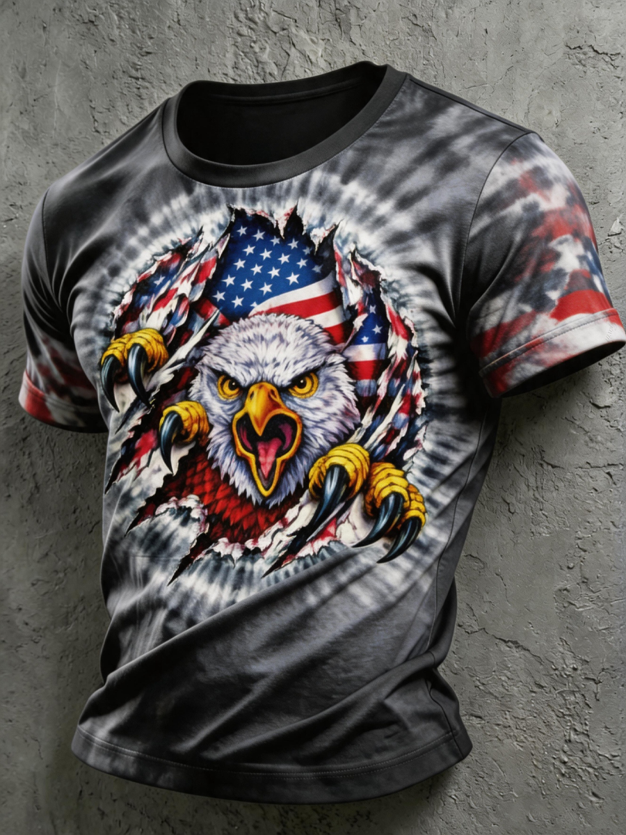 Freedom Claws Eagle Swirl Men'S All Over Print T-Shirt
