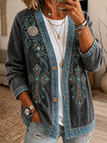 Women'S Faith Printed Casual Cardigan
