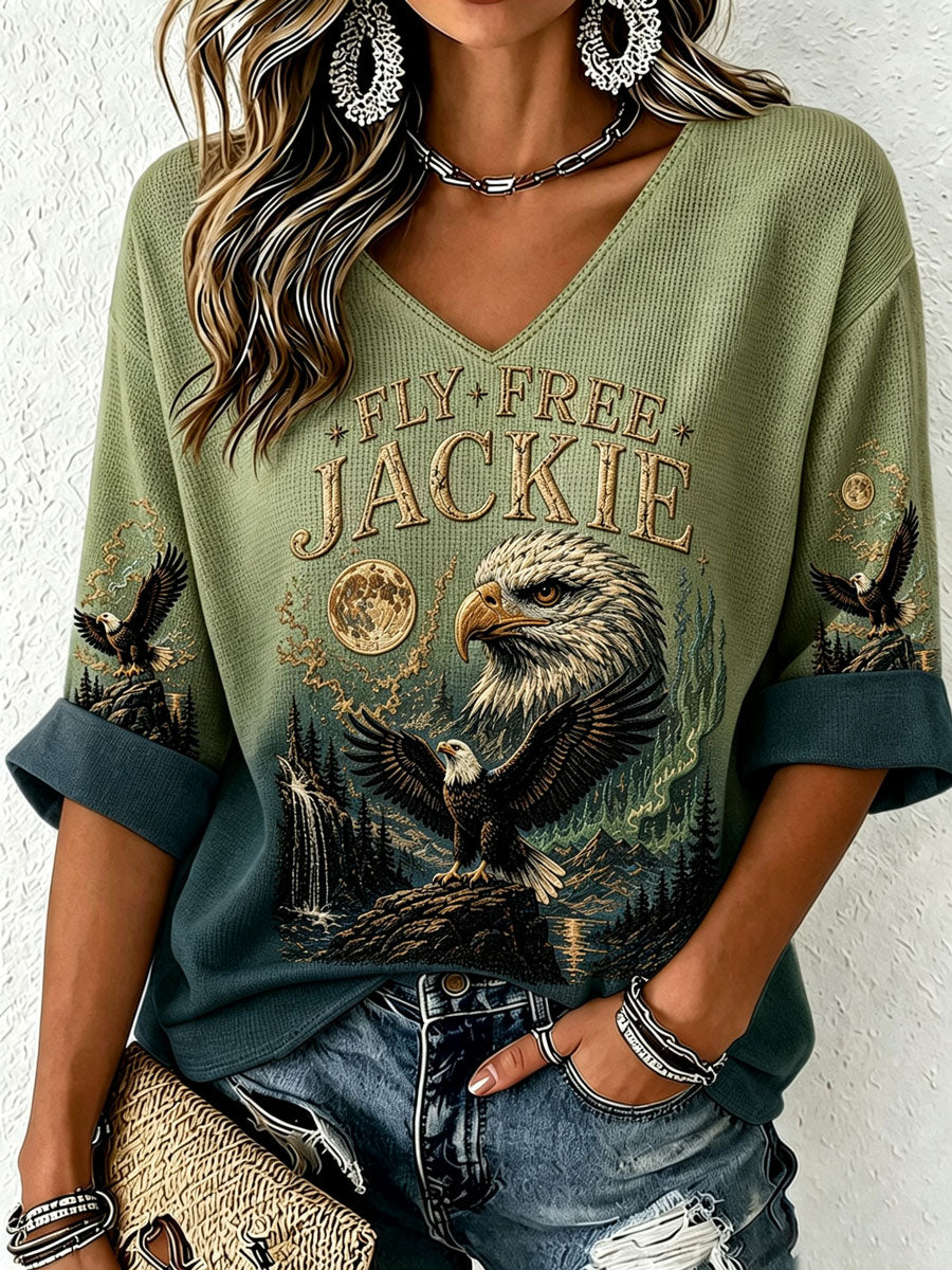 Women'S FLY FREE JACKIE Print Top