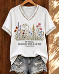 Women's Casual Print Short-Sleeve T-Shirt